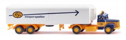 Wiking 055603 - H0 - Scania Kühlkoffersattelzug ASG